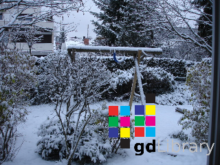 Añadir un sello digital a la imagen utilizando un canal alpha